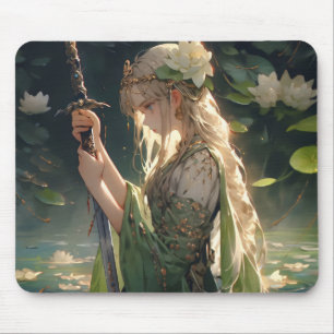 Anime Lady of Lake Mouse Mat