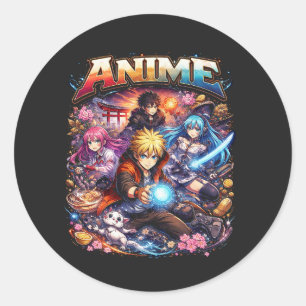 Anime Legends Classic Round Sticker