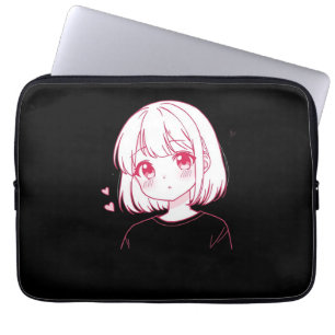 "Anime Love Vibes" Laptop Sleeve