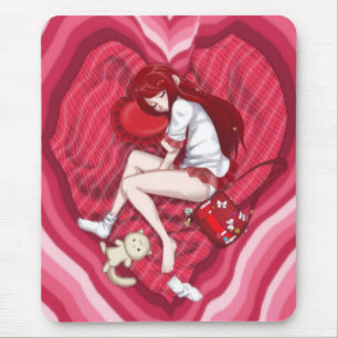 Anime Lovely Dreams Mouse Mat