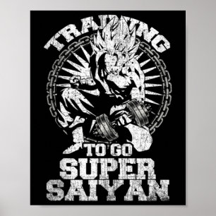 Anime Lover Bodybuilder Funny Workout Fitness Gym  Poster