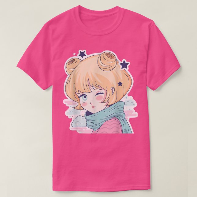 Anime Lovers Teen For Girls , Women  T-Shirt (Design Front)