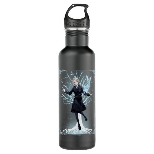 Anime Luna Lovegood's Rabbit Patronus 710 Ml Water Bottle (Front)