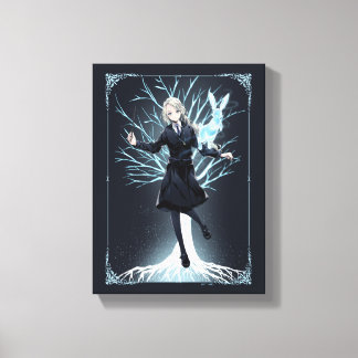 Anime Luna Lovegood's Rabbit Patronus Canvas Print