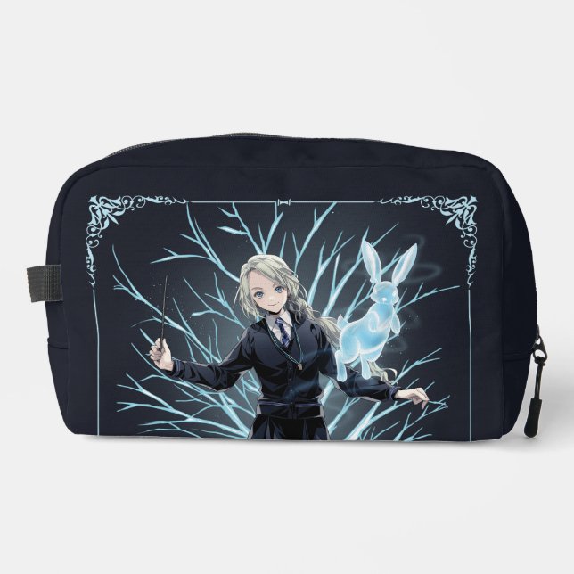 Anime Luna Lovegood's Rabbit Patronus Dopp Kit (Front)
