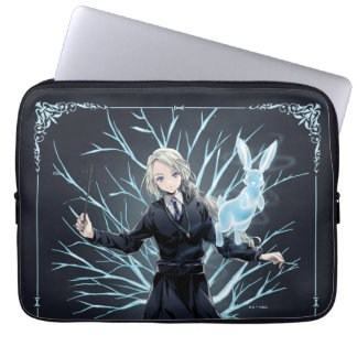 Anime Luna Lovegood's Rabbit Patronus Laptop Sleeve