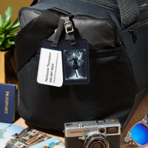 Anime Luna Lovegood's Rabbit Patronus Luggage Tag
