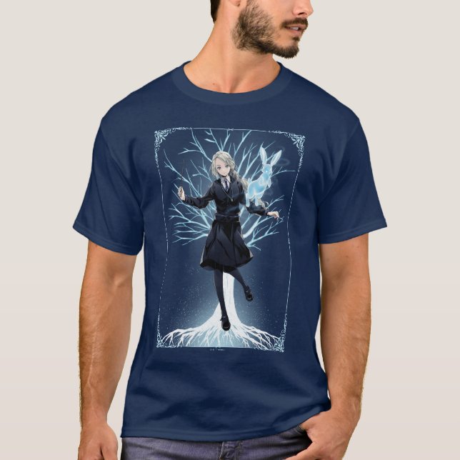 Anime Luna Lovegood's Rabbit Patronus T-Shirt (Front)