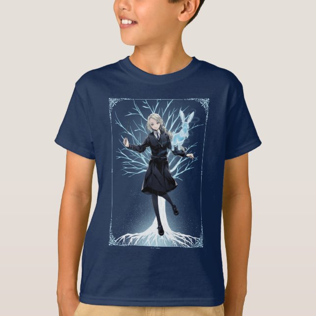 Anime Luna Lovegood's Rabbit Patronus T-Shirt (Front)