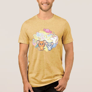 Anime Magical Candyland with Jerry and Tuffy Tri-Blend Shirt
