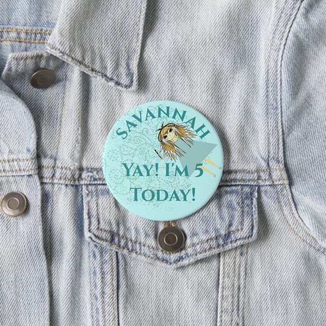 Anime Magical Days Birthday Party 7.5 Cm Round Badge (In Situ)