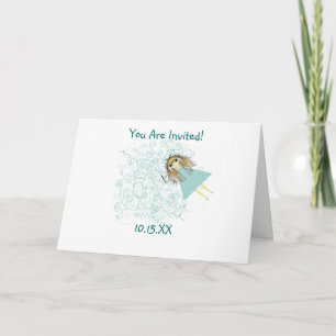 Anime Magical Days Fairy Birthday Party Thank You Card