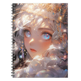 Anime Magical Girl Fantasy Art Notebook