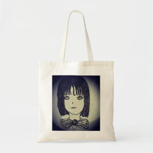 anime manga a girl in despair back in 2016  tote bag