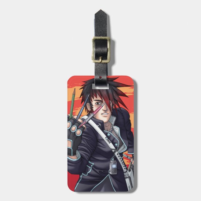 Anime Manga Artist Luggage Tag (Front Vertical)