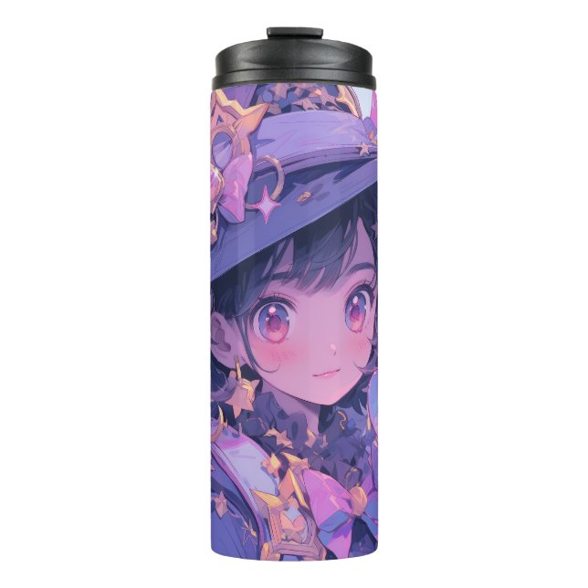 Anime Manga Cute Witch Inspired Tumbler  (Front)