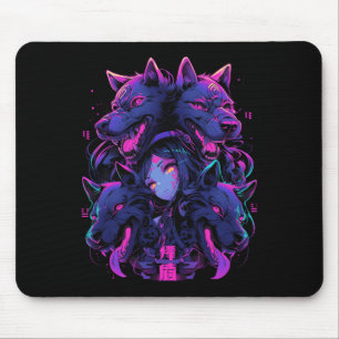 Anime Manga Cyberpunk Aesthetic Techwear Harajuku  Mouse Mat