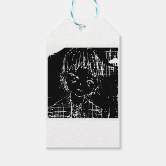anime manga everyday black project gift tags