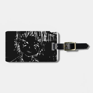 anime manga everyday black project luggage tag