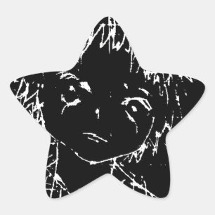 anime manga everyday black project star sticker