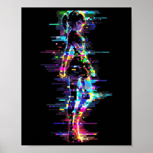 Anime Manga Graphic Colourful Artwork Anime  Poster