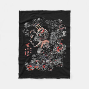 Anime Manga Graphic Headphone Art Anime Fleece Blanket