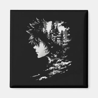 Anime Manga Graphic Illustration Anime 2  Magnet