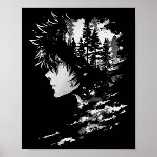 Anime Manga Graphic Illustration Anime 2  Poster