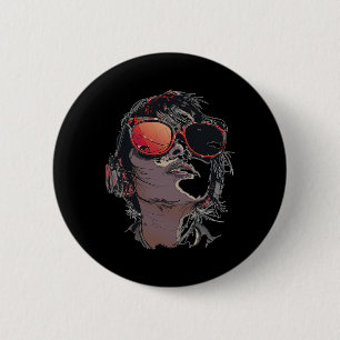 Anime Manga Graphic Sunglasses Art Anime 6 Cm Round Badge