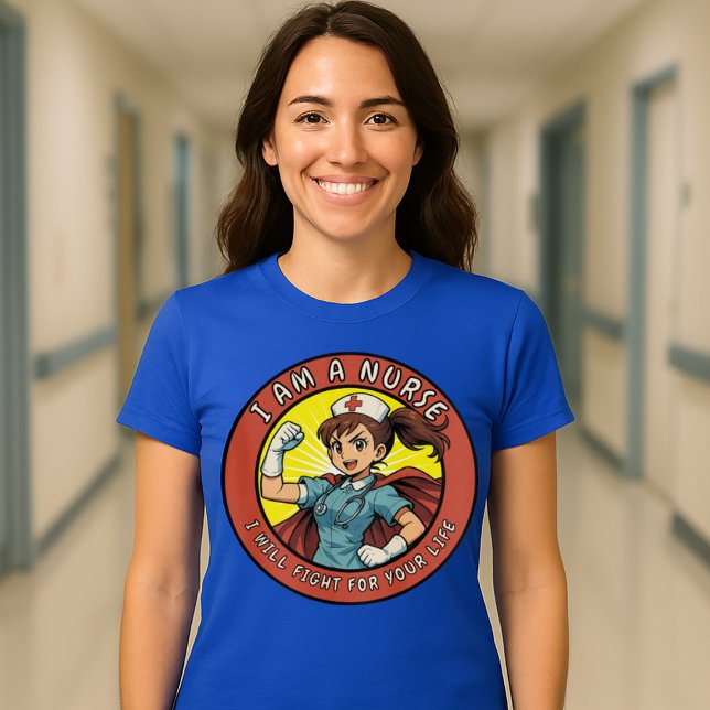 Anime Manga Hero Nurse T-Shirt (Creator Uploaded)