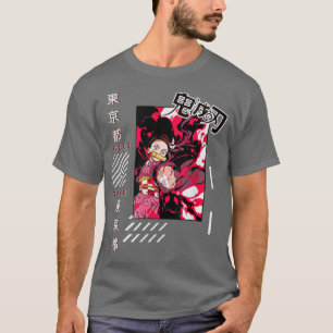 Anime Manga Japan Demon Style Otaku Clothing T-Shirt