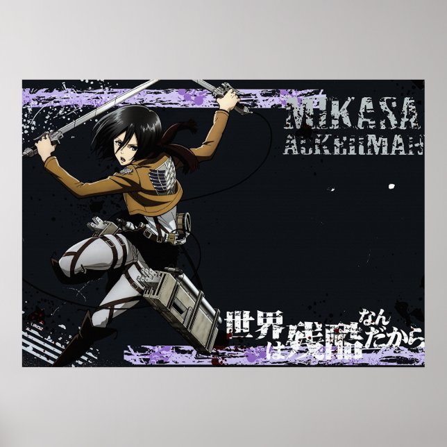 anime,manga,japanese,japanese,attackontitan,attack poster (Front)
