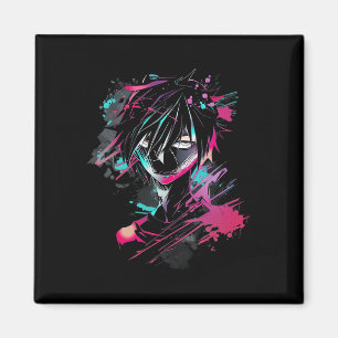 Anime Manga Motif Abstract Illustration Anime Magnet