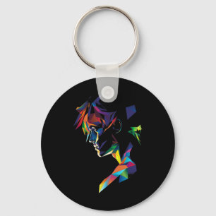 Anime Manga Motif Colourful Artwork Anime Key Ring