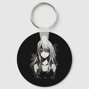 Anime Manga Motif Pixel Art Anime  Key Ring