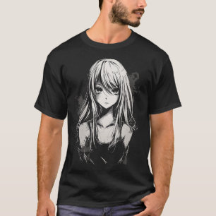 Anime Manga Motif Pixel Art Anime  T-Shirt