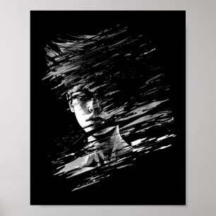 Anime Manga Motif Pixel Illustration Anime  Poster