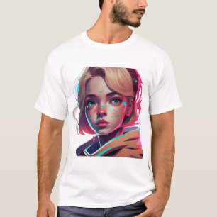 Anime manga pop art lovers pop lovers cartoon  T-Shirt