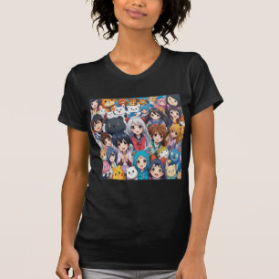 Anime manga pop art lovers pop lovers cartoon  T-Shirt