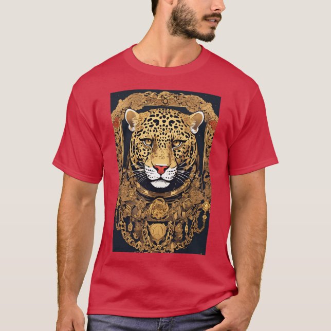 Anime manga Robot Jaguar tattoo design t-shirt  (Front)