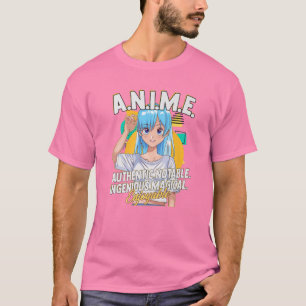 Anime Meaning Authenthic Noteable Ingenious Magica T-Shirt