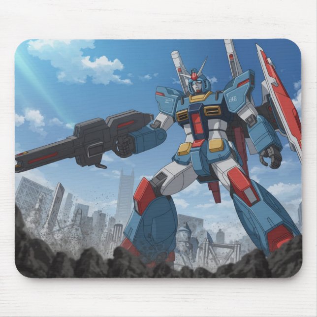 Anime Mecha Robot Mousepad (Front)