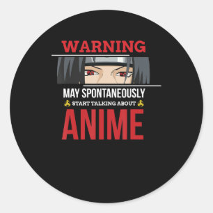 Anime Merch Anime Otaku Anime Cosplay Anime Classic Round Sticker