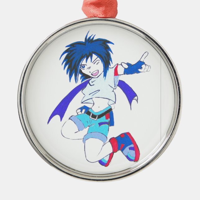 Anime Metal Tree Decoration (Front)