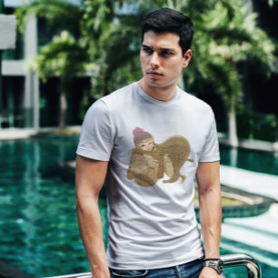 Anime Military Soldier Girl  T-Shirt