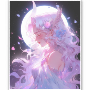 Anime Moon Princess Fantasy Art