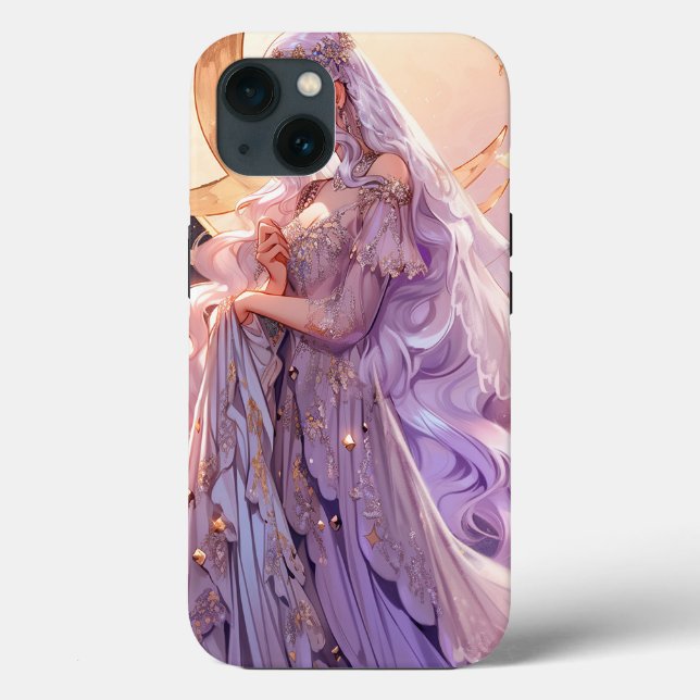 Anime Moon Princess Fantasy Art Case-Mate iPhone Case (Back)