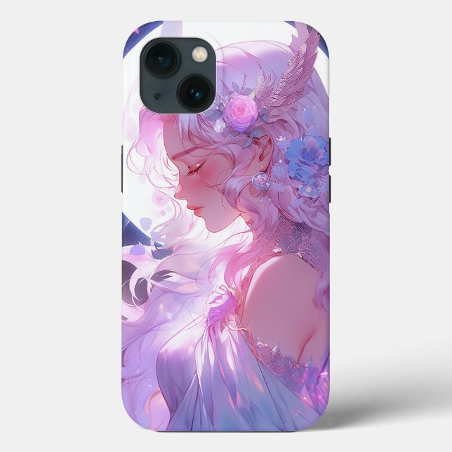 Anime Moon Princess Fantasy Art Case-Mate iPhone Case (Back)
