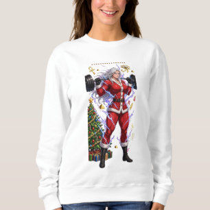 Anime Muscle Mummy Christmas - Gym Gainsmas Art Sweatshirt