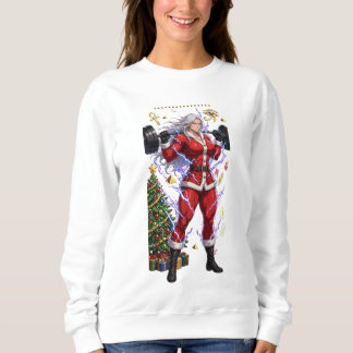 Anime Muscle Mummy Christmas - Gym Gainsmas Art Sweatshirt